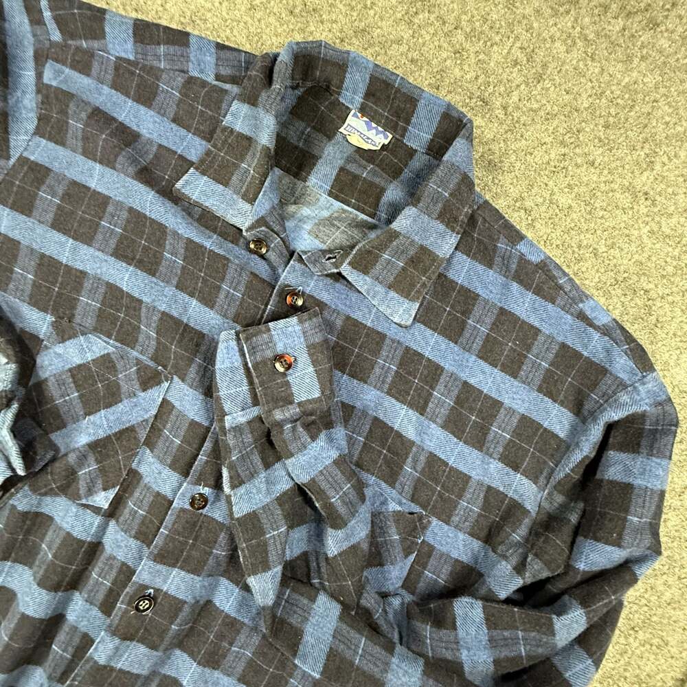 Himalaya Men's Plaid Long Sleeve Button-Up Flannel Shirt